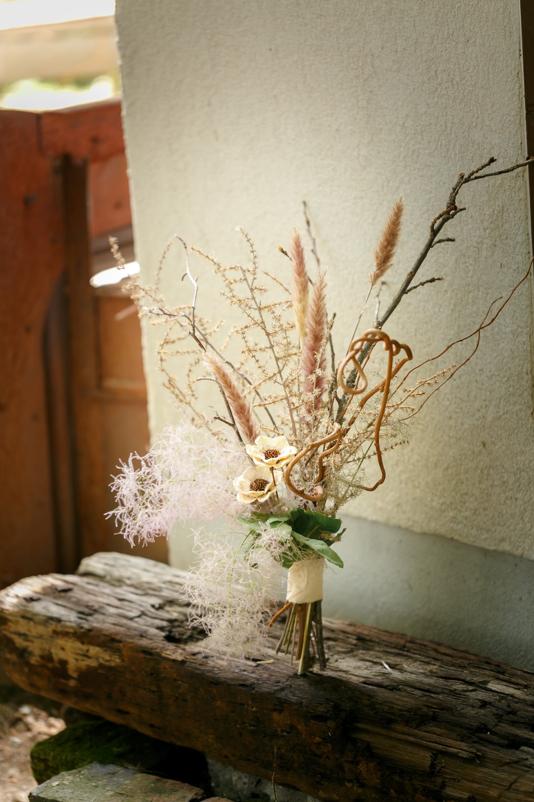 抜け感のあるドライフラワーブーケ