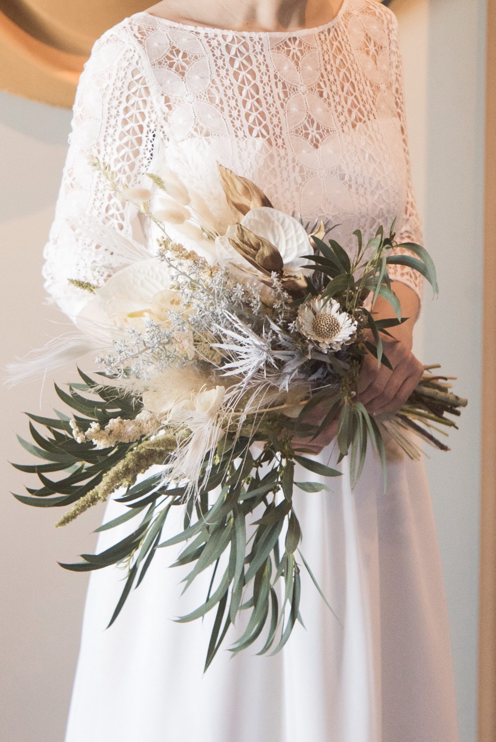 生花のウェディングブーケ