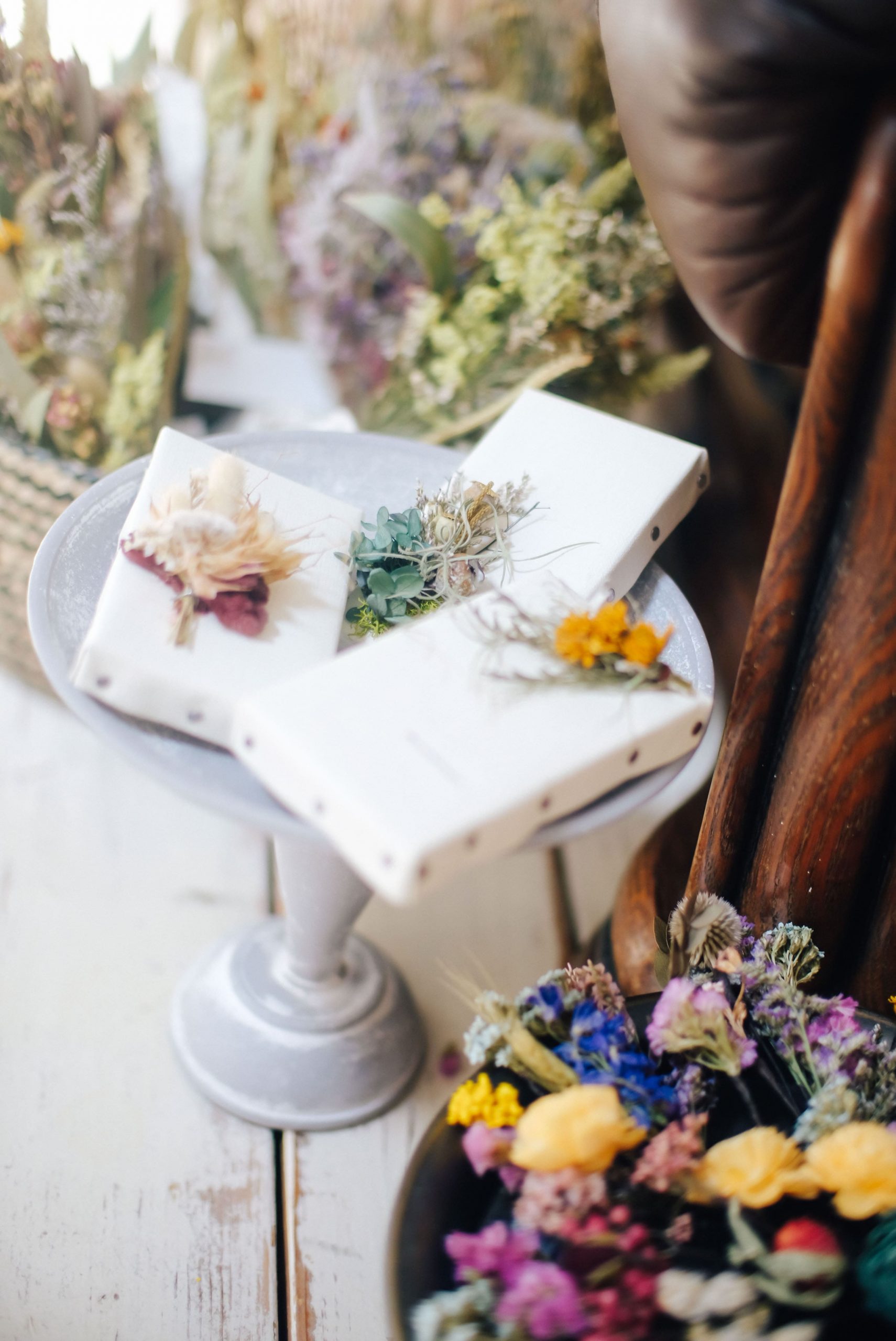 沖縄の花屋ル・パサージュ・エメのドライフラワー商品