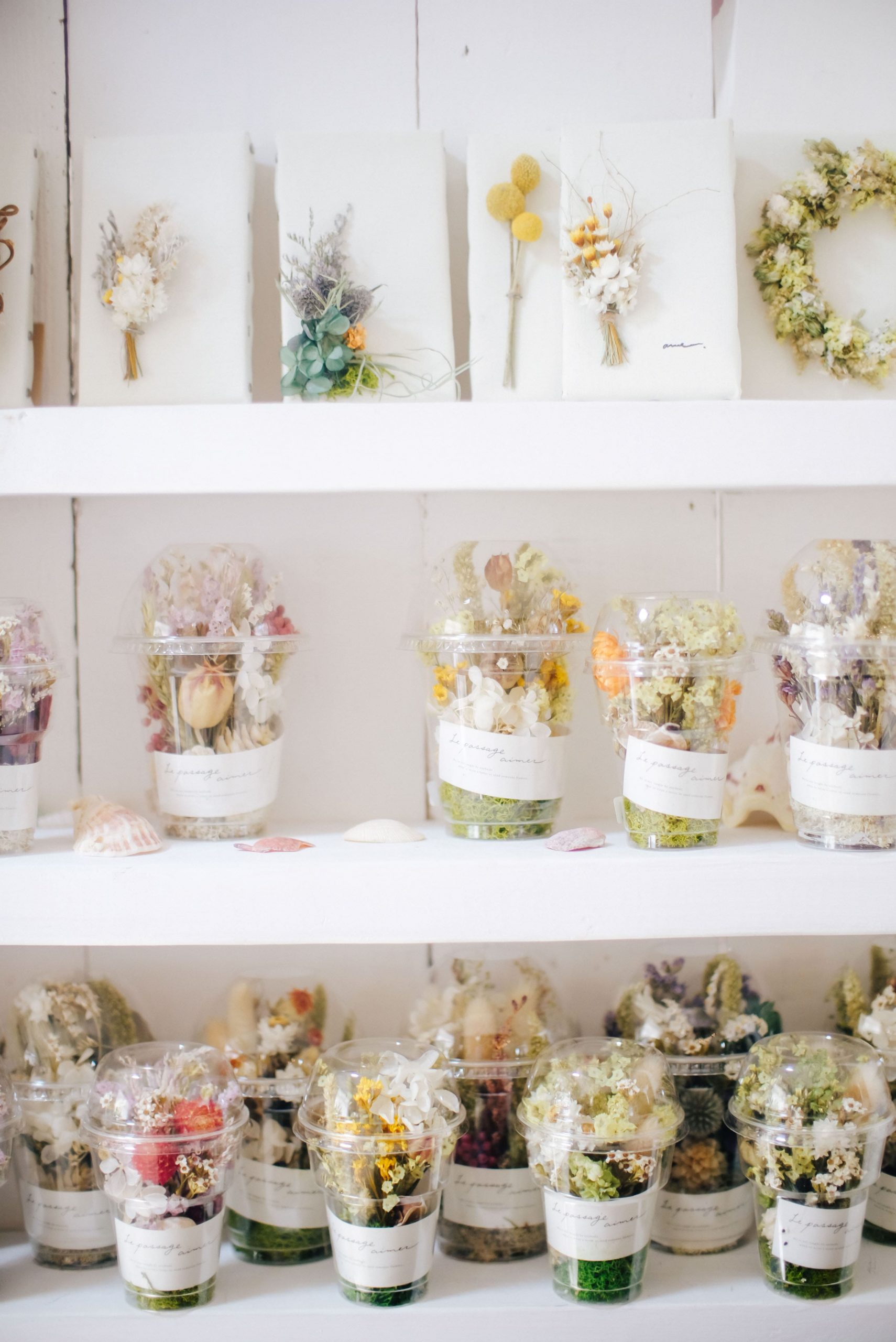 花屋ル・パサージュ・エメのドライフラワー商品