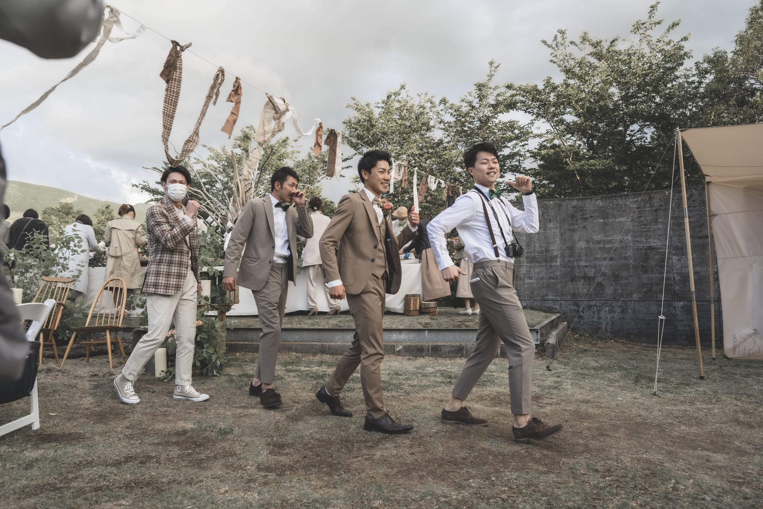 オーダーメイドウェディングでの新郎の退場