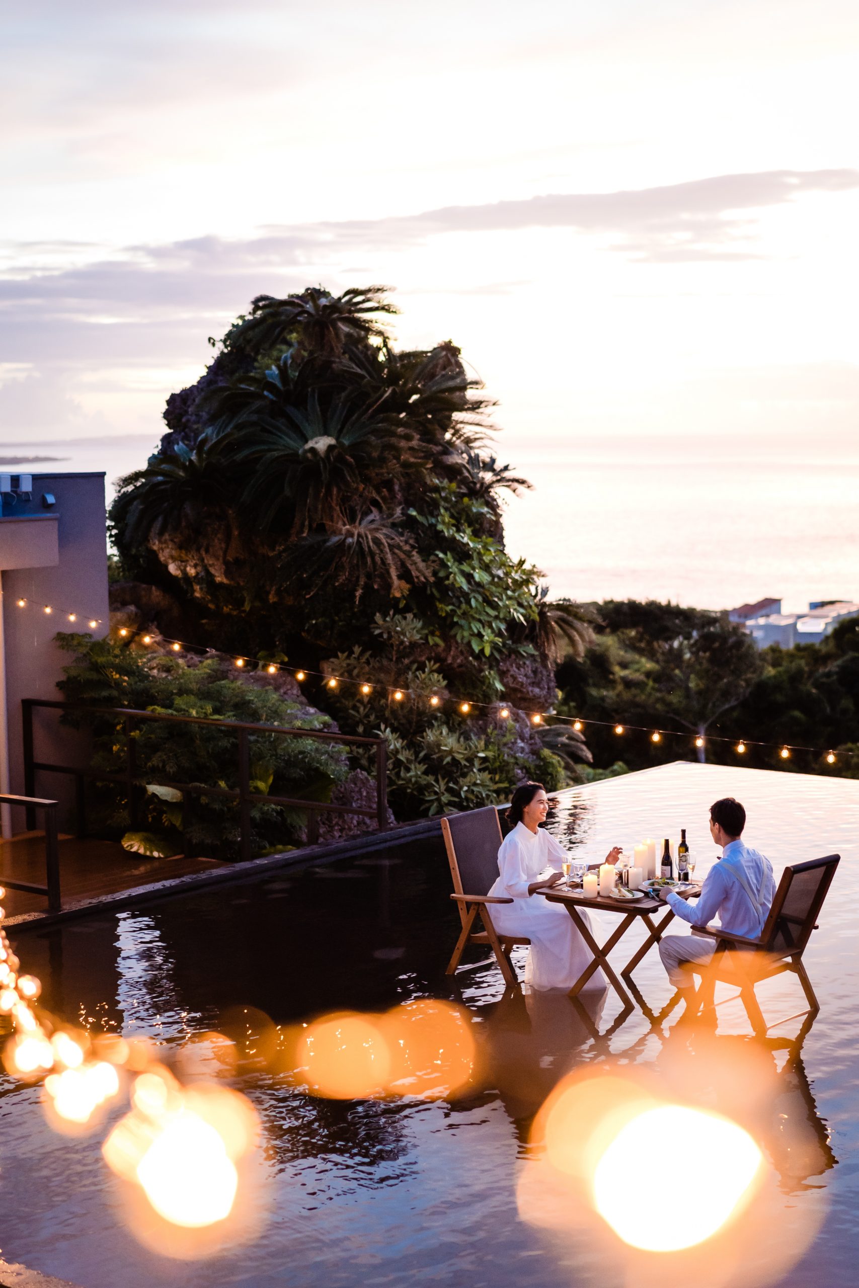 ハナリヴィラコウリでのホーリーツリーウェディング