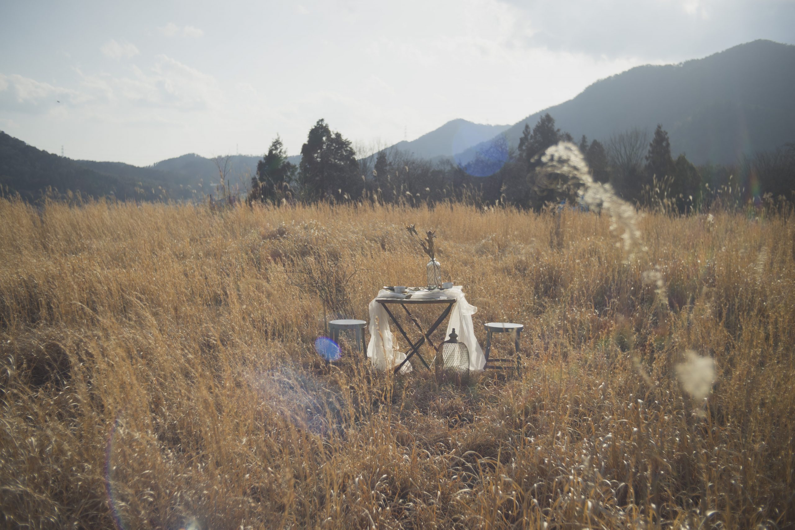 ロケーションフォトでのコーディネート