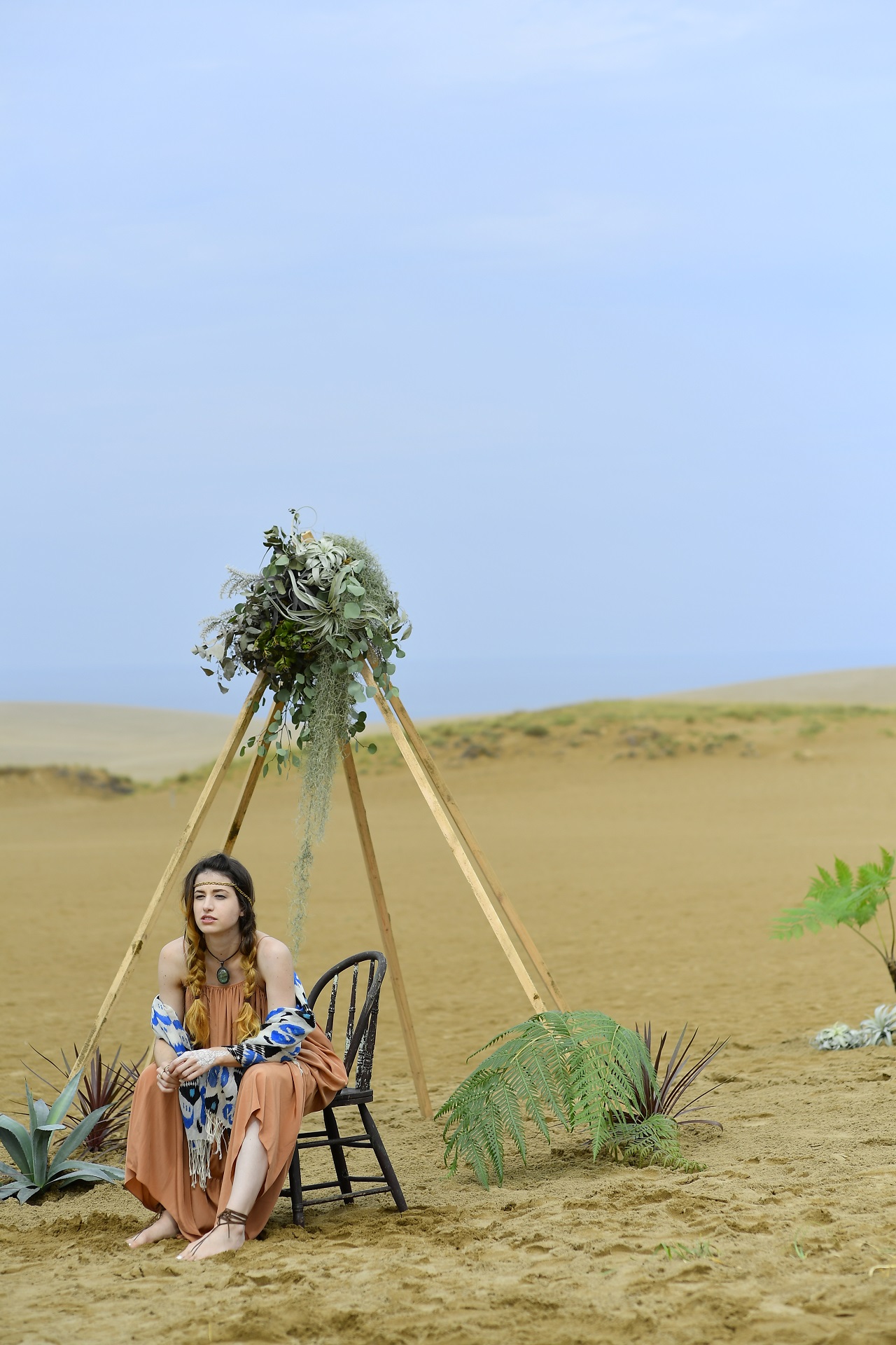 鳥取砂丘でのフォトウェディング