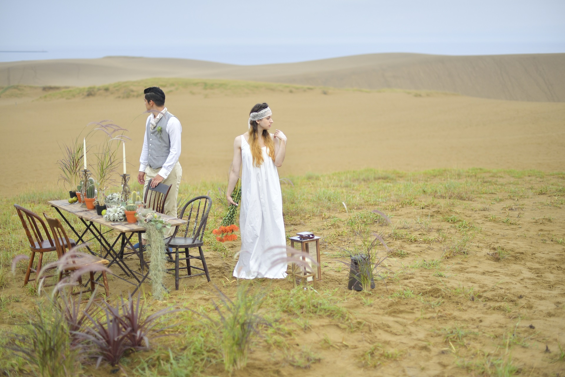 鳥取砂丘でのロケーションフォト