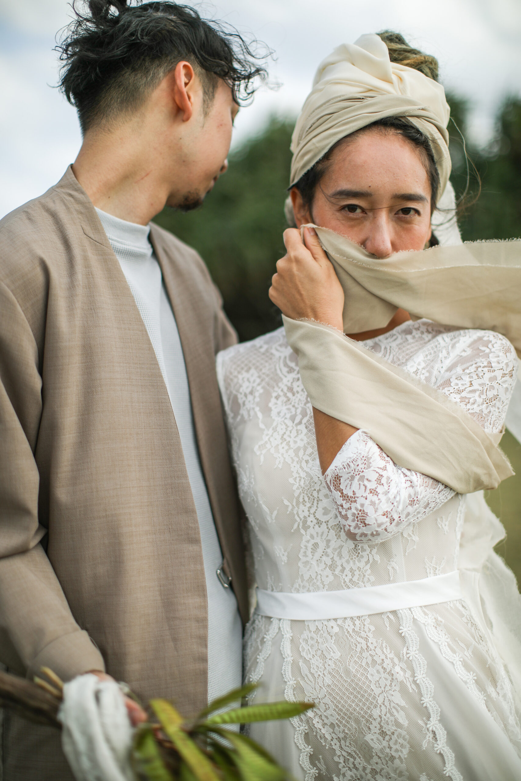 宮古島でのボヘミアンスタイルな前撮り