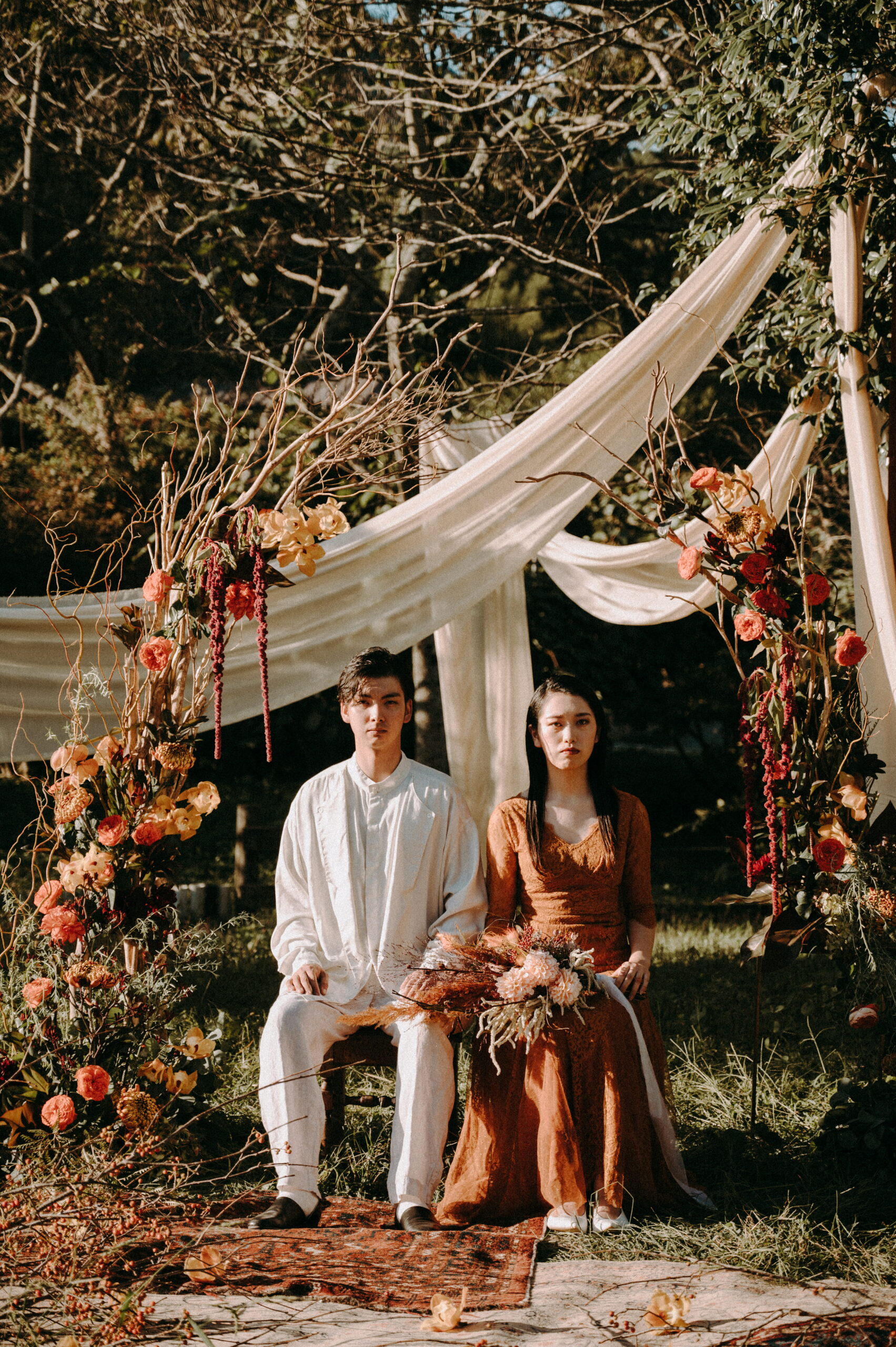 広島の砂谷牧場でのアウトドアウェディング