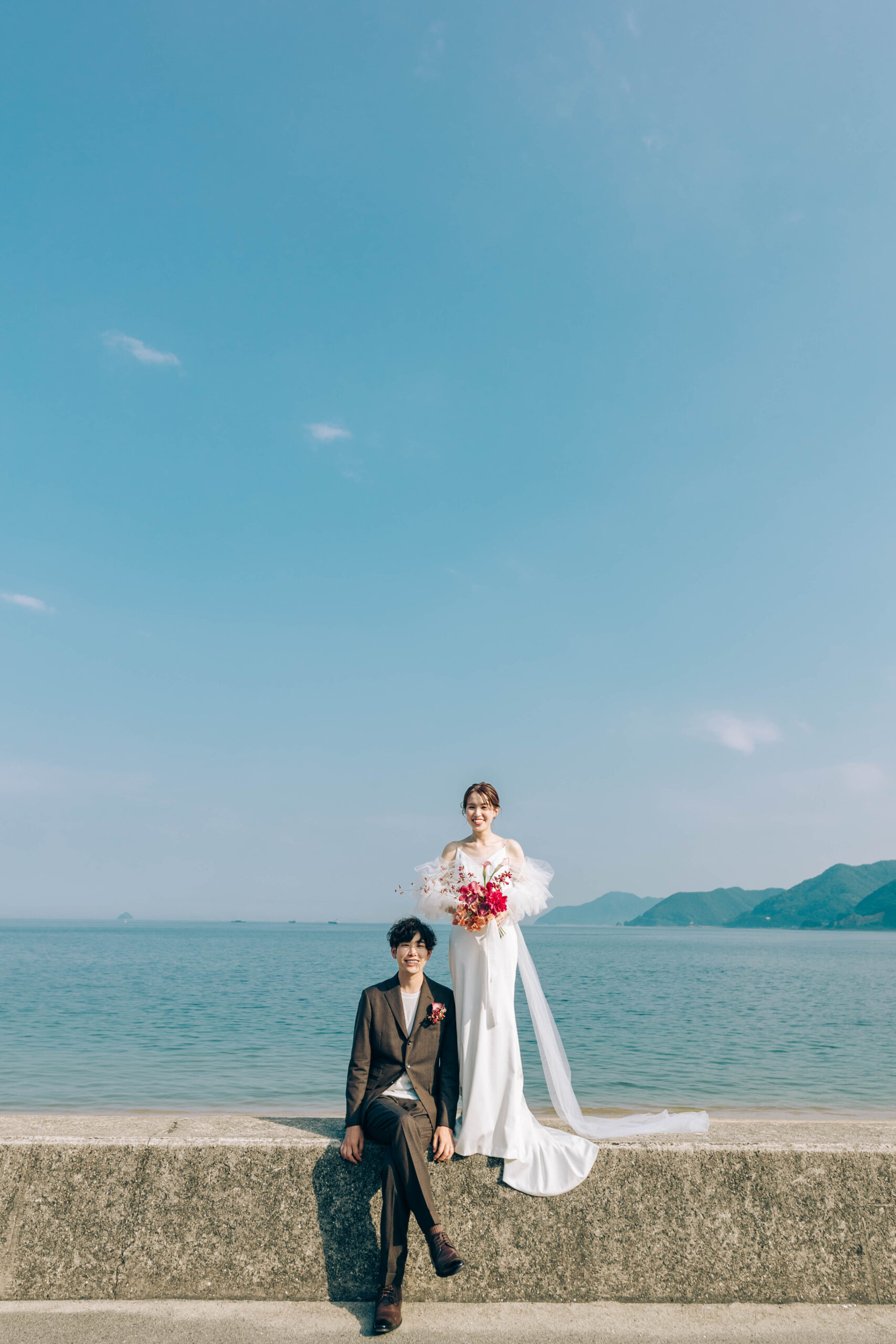 しまなみ海道でのロケーションフォト。