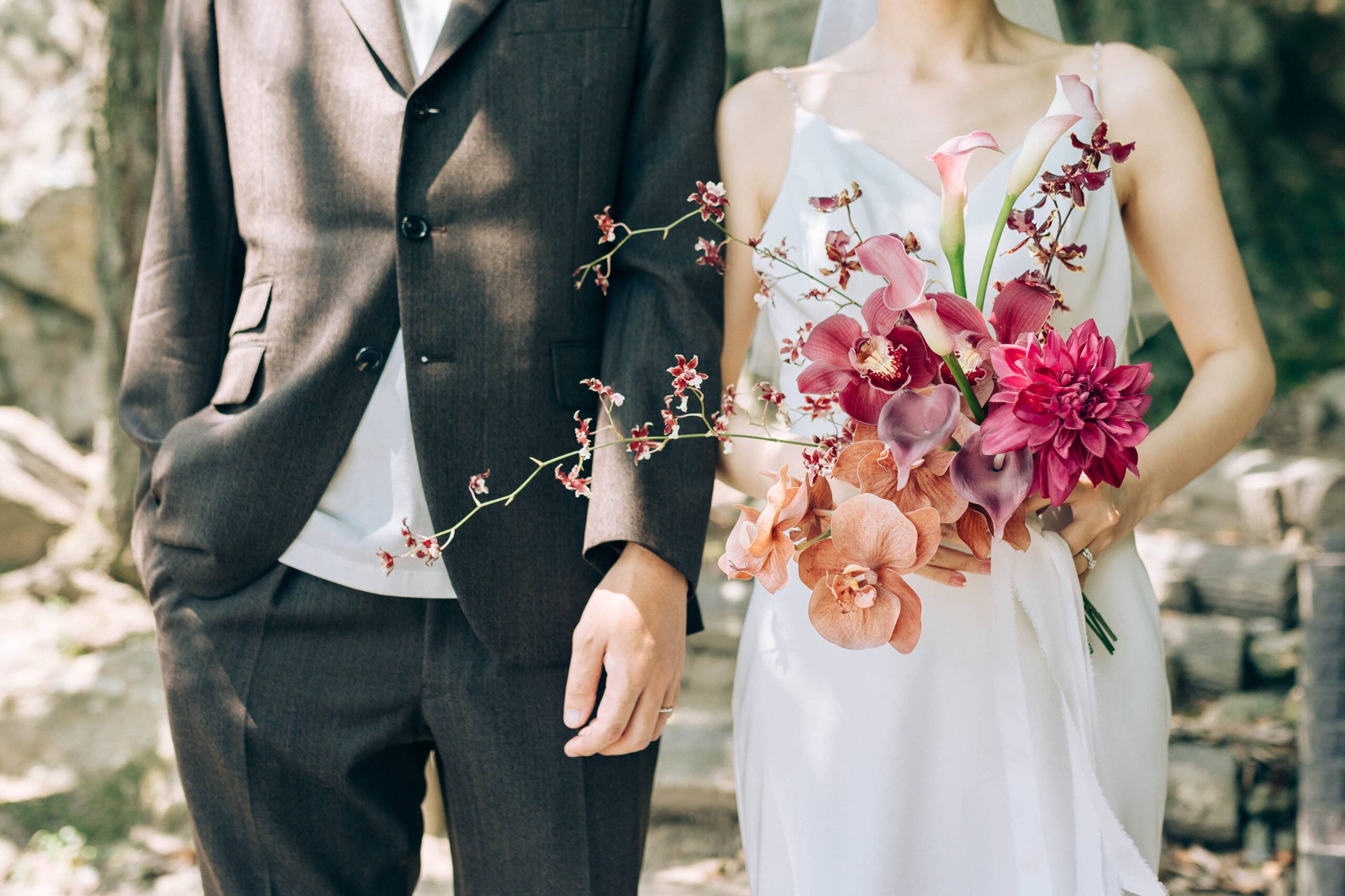 尾道フォトウェディングでの前撮りブーケ。