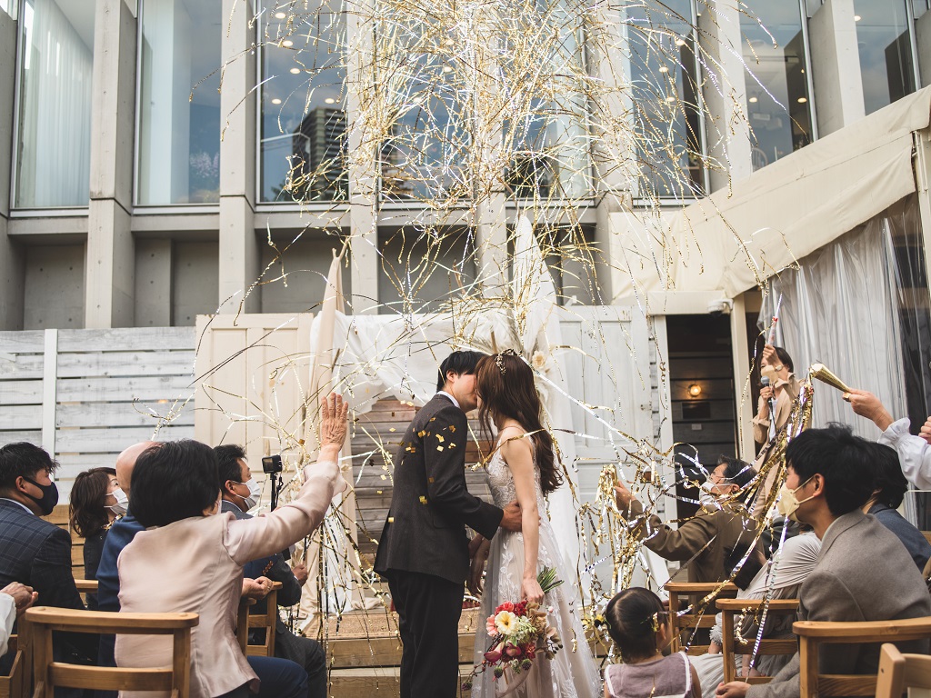 広島でP-style weddingがプロデュースするガーデンウェディング。