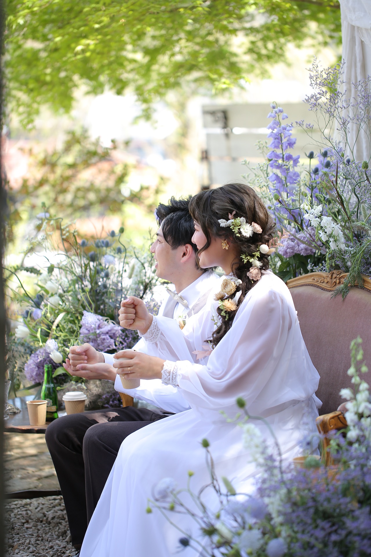 リカムアクロスでのスモールアンティークウェディング。