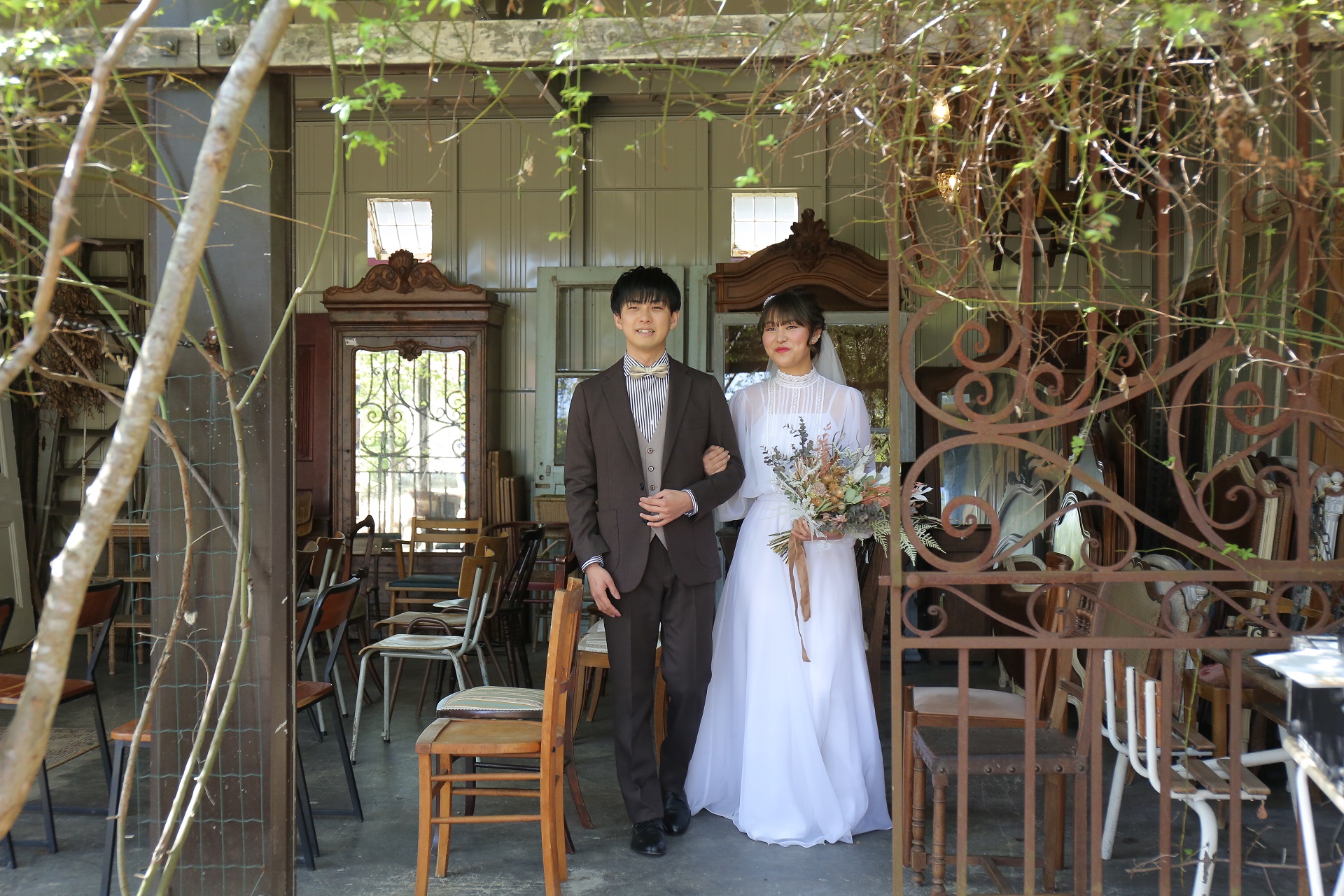 東広島リ・カムアクロスにてフリープランナーP-style weddingがプロデュースしたオリジナルウェディング。